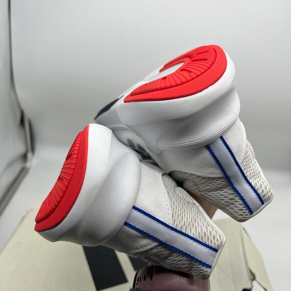 adidas White and Gray Athletic Shoes - Picture 15 of 16